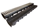 Composite channel and grating